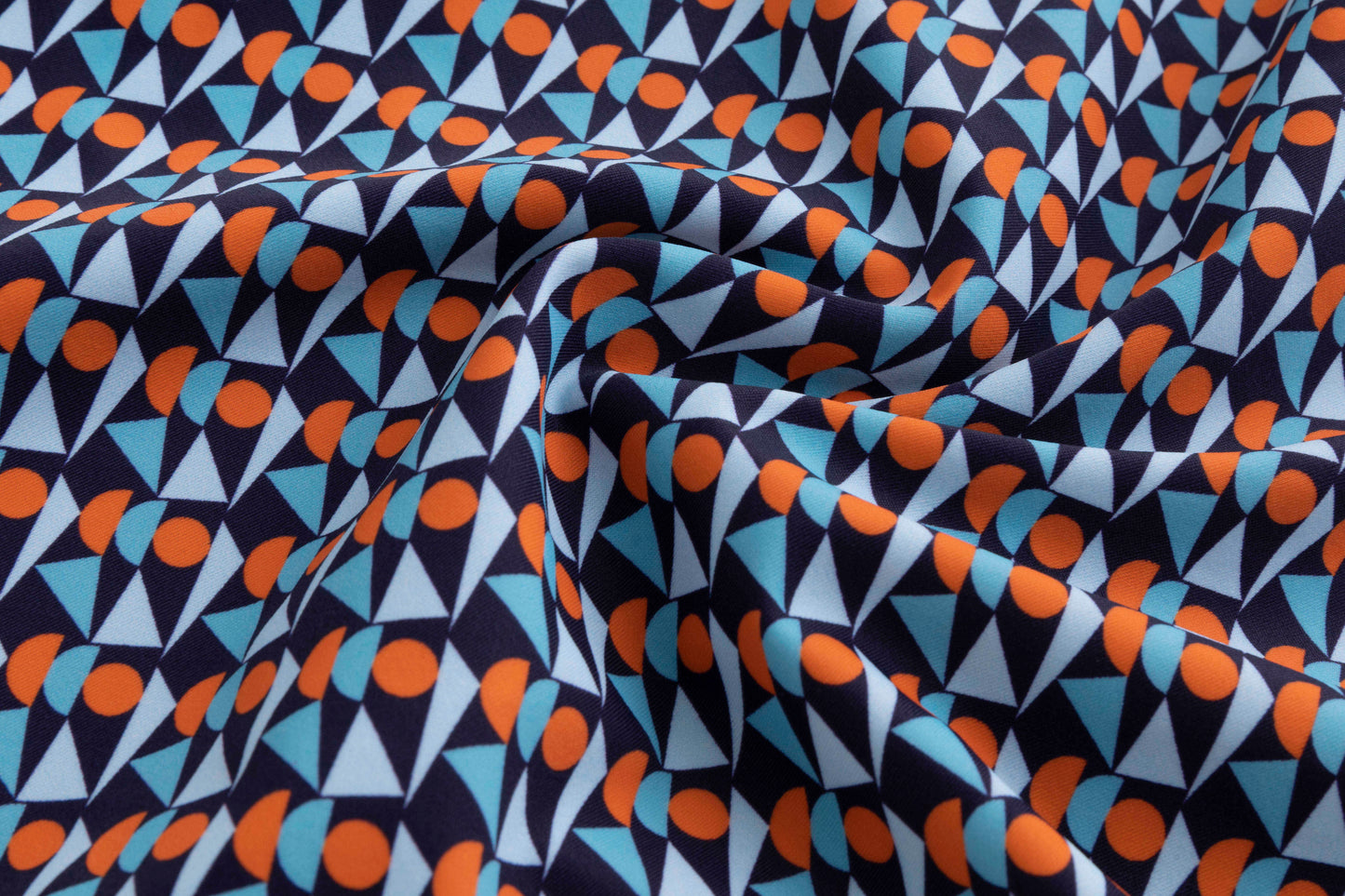 Full-print checkered swimsuit
