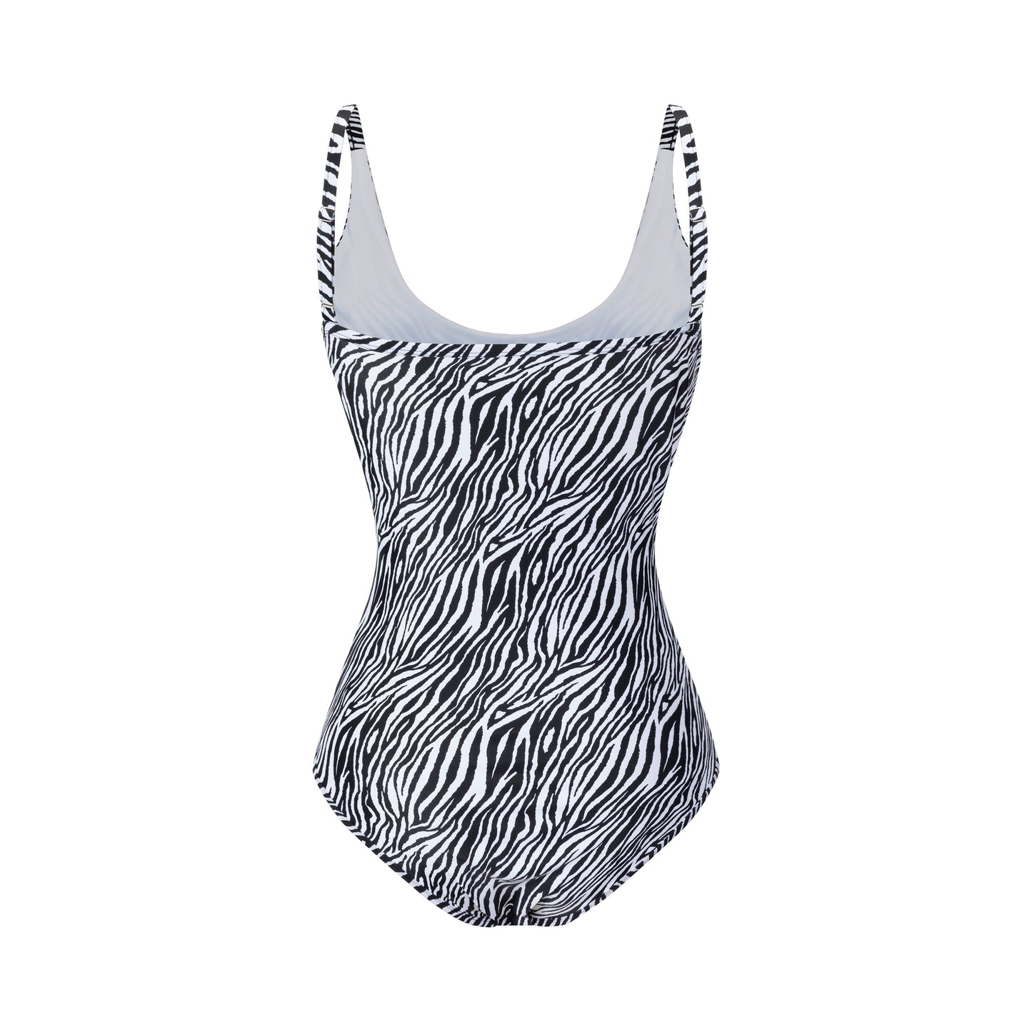 Black leopard print swimsuit