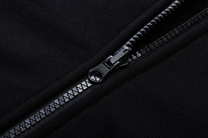 Hooded sweatshirt jacket