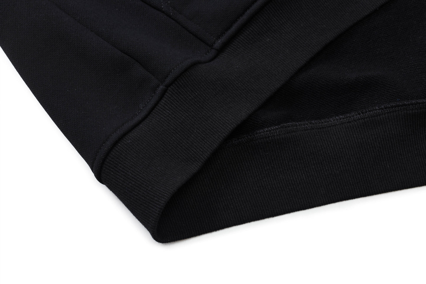 Hooded sweatshirt jacket