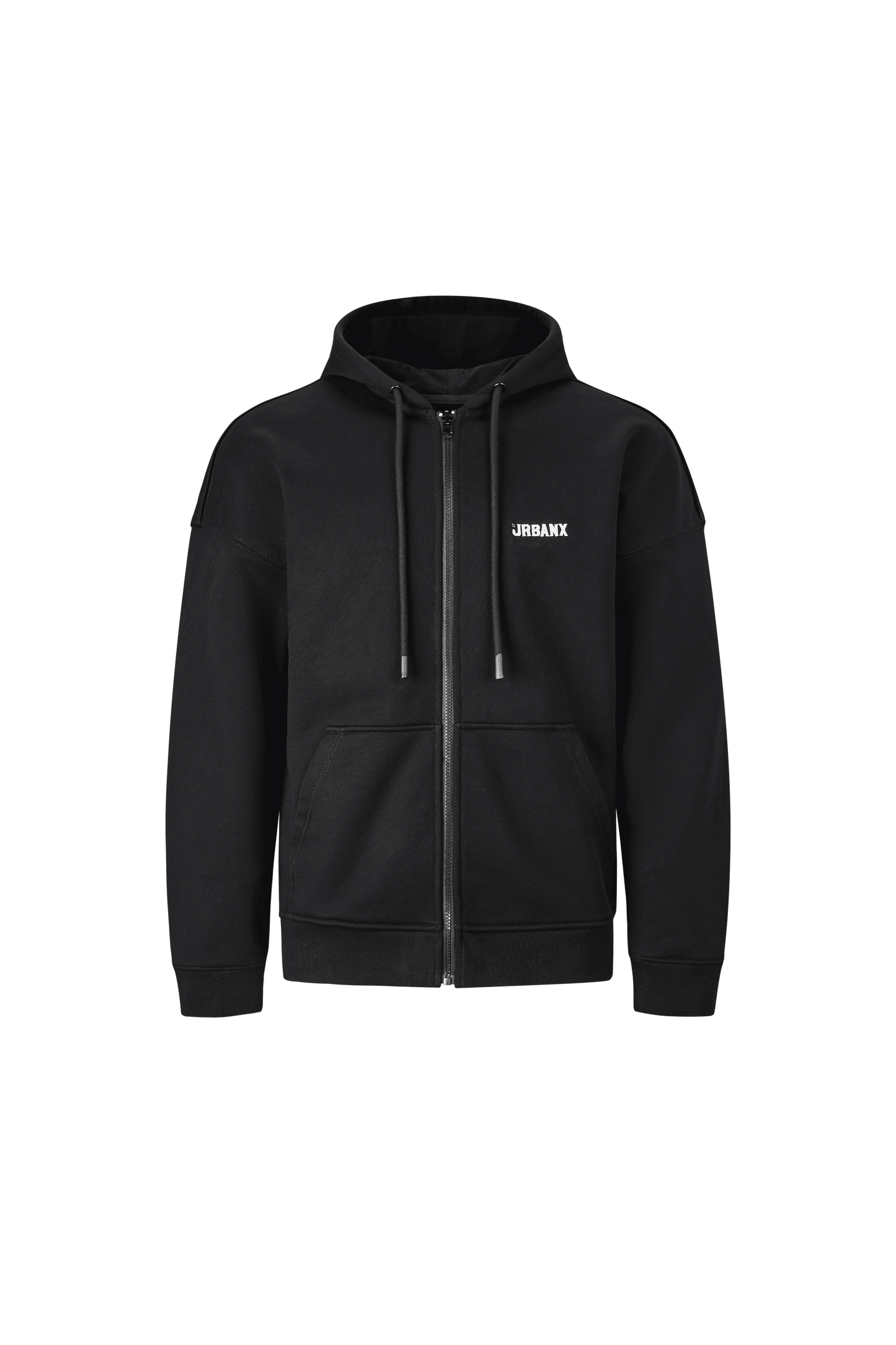 Hooded sweatshirt jacket